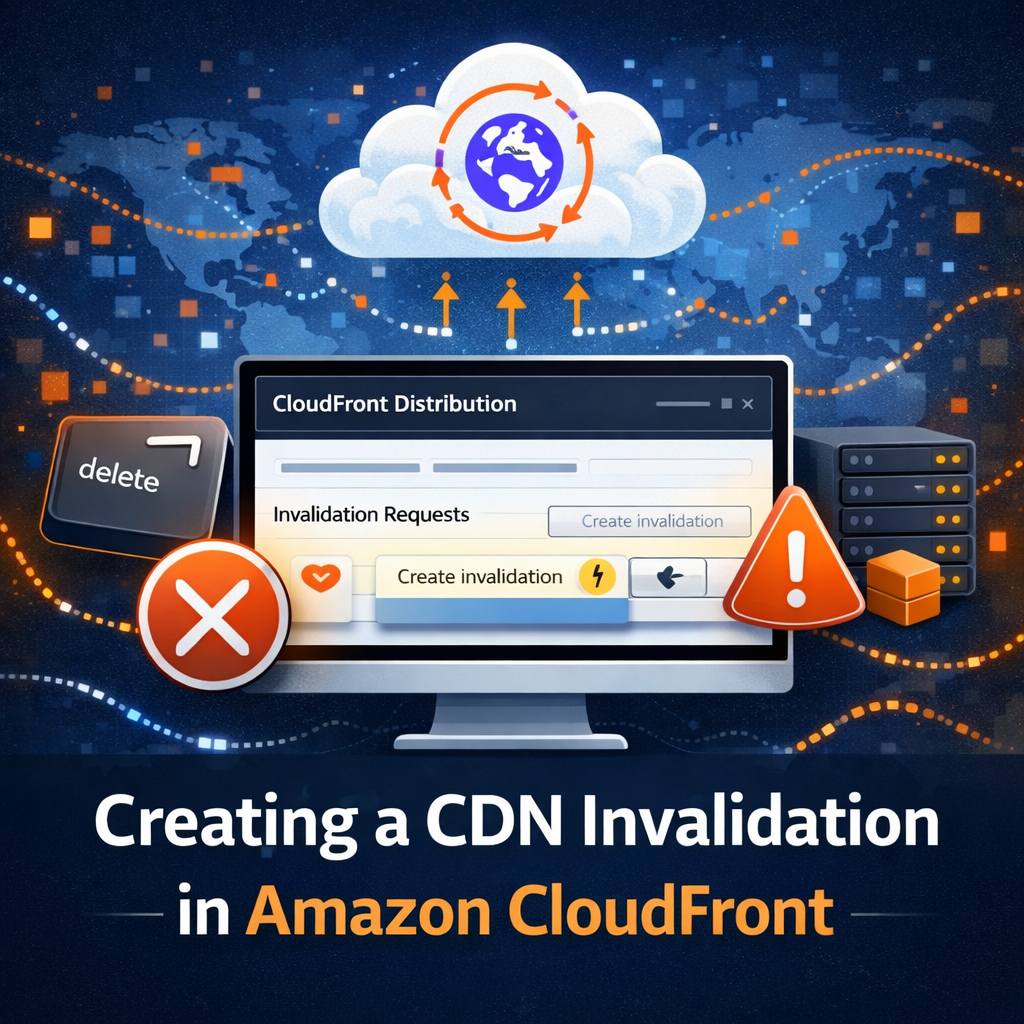 Creating a CDN Invalidation in Amazon CloudFront