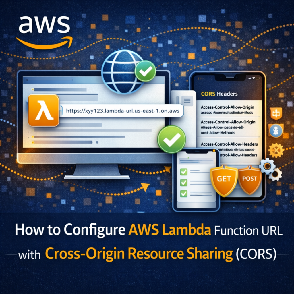 How to configure AWS Lambda Function URL with Cross-Origin Resource Sharing (CORS)