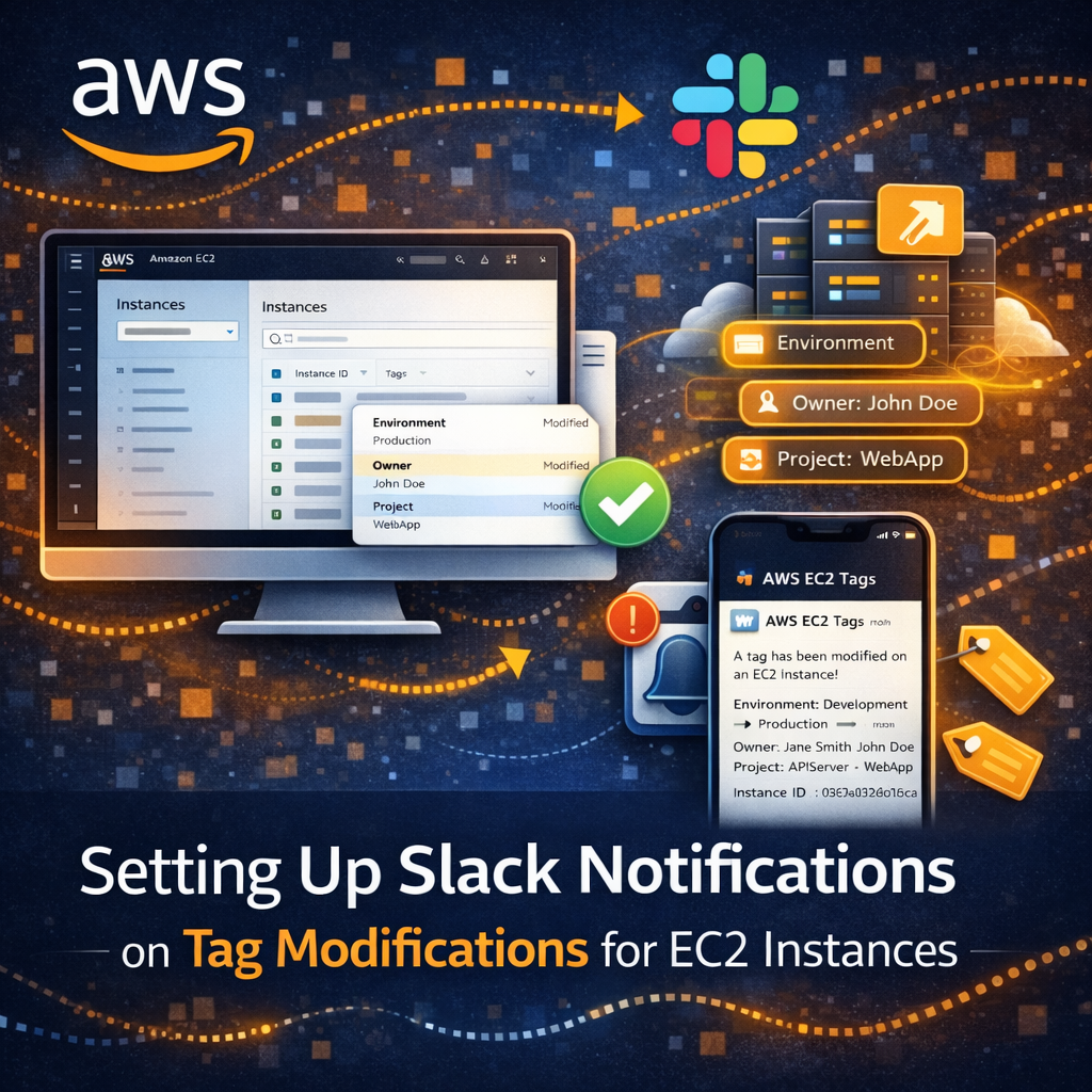 Setting up Slack notifications on Tag Modifications for EC2 Instances
