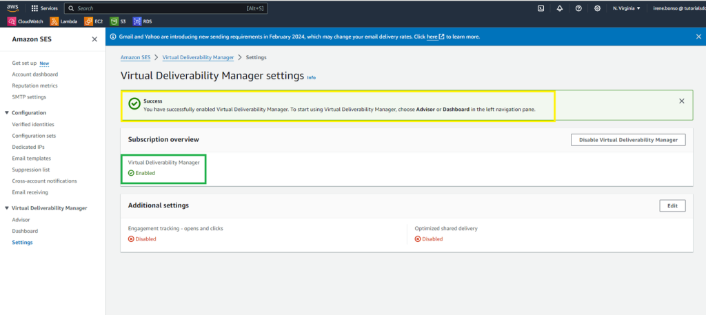 Virtual-Deliverability-Manager-enabled